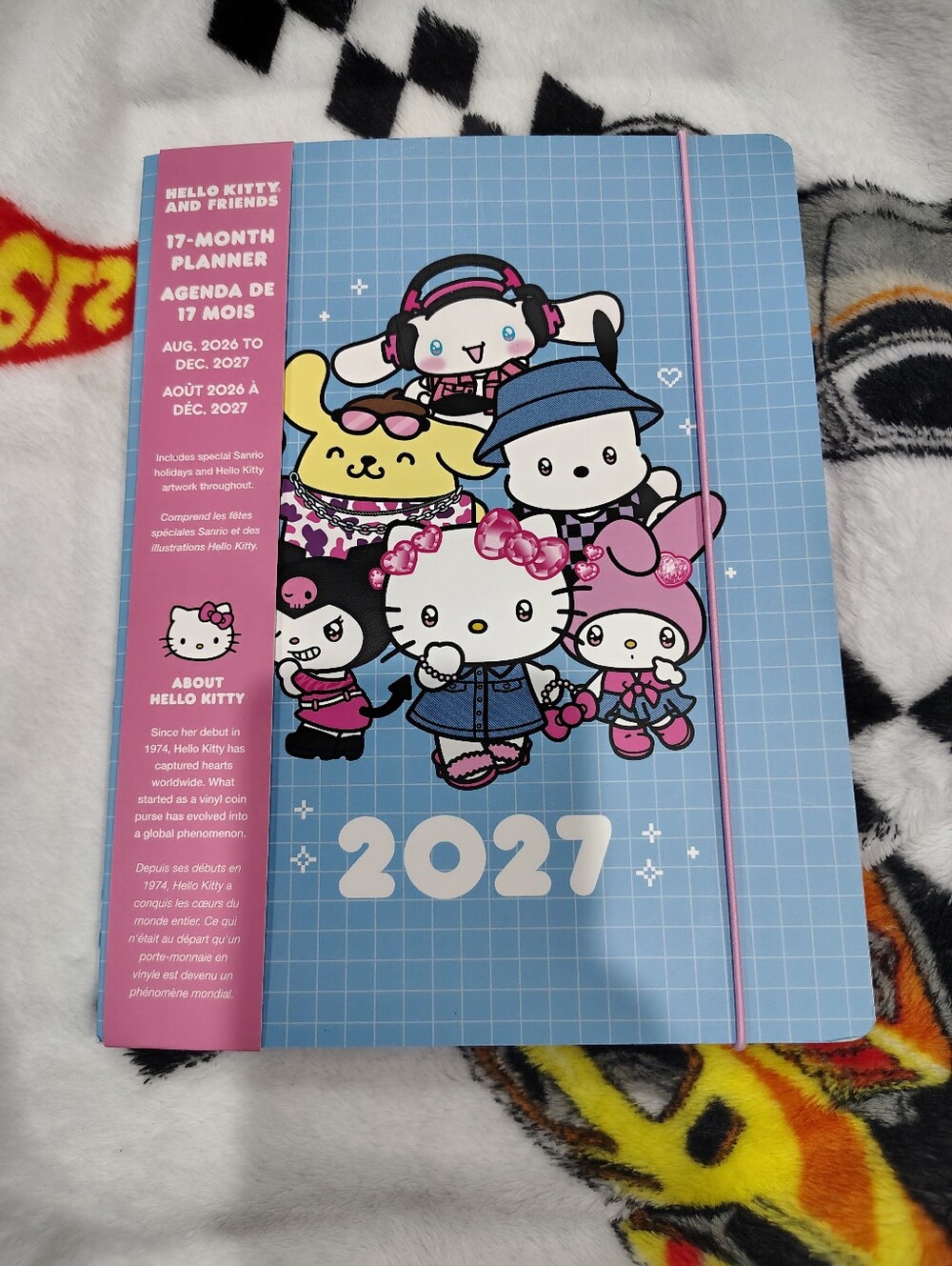 Hello Kitty Blue & Pink 2027 Character Planner